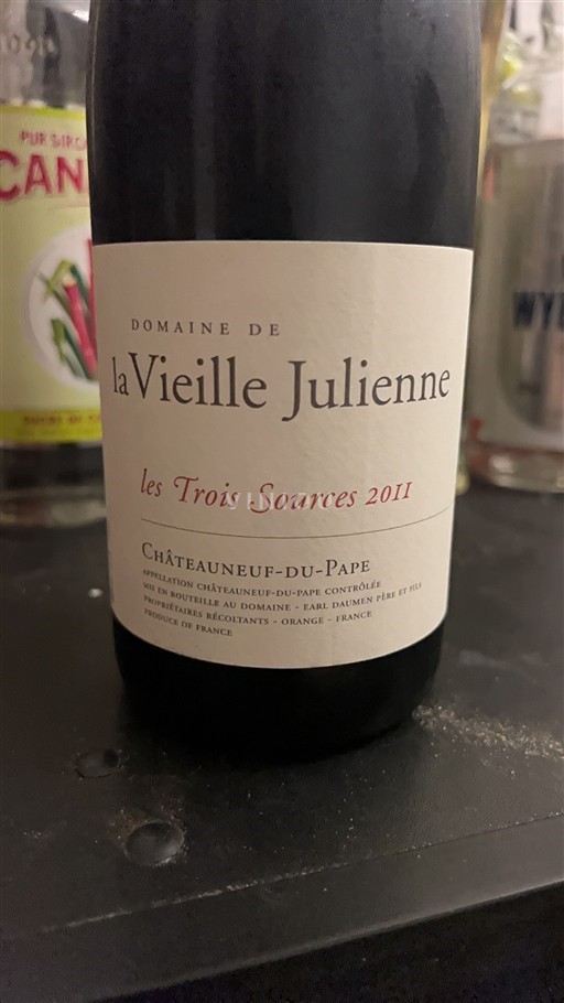 Rhônetal Châteauneuf-du-Pape Domaine La Vieille Julienne Les Trois Sources 2011