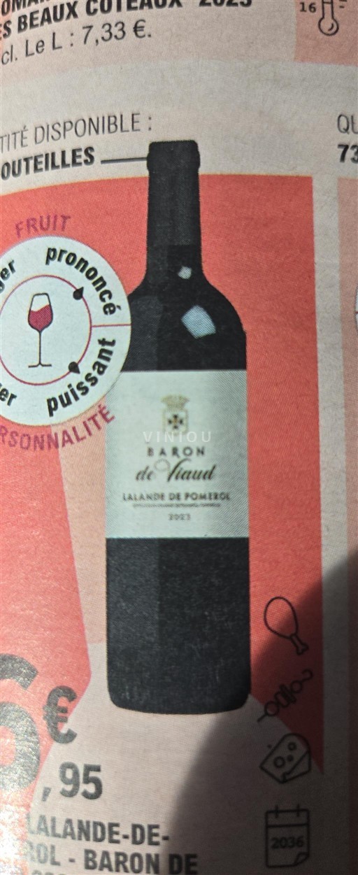 Bordeaux Lalande-de-Pomerol Baron de Venaut 2023