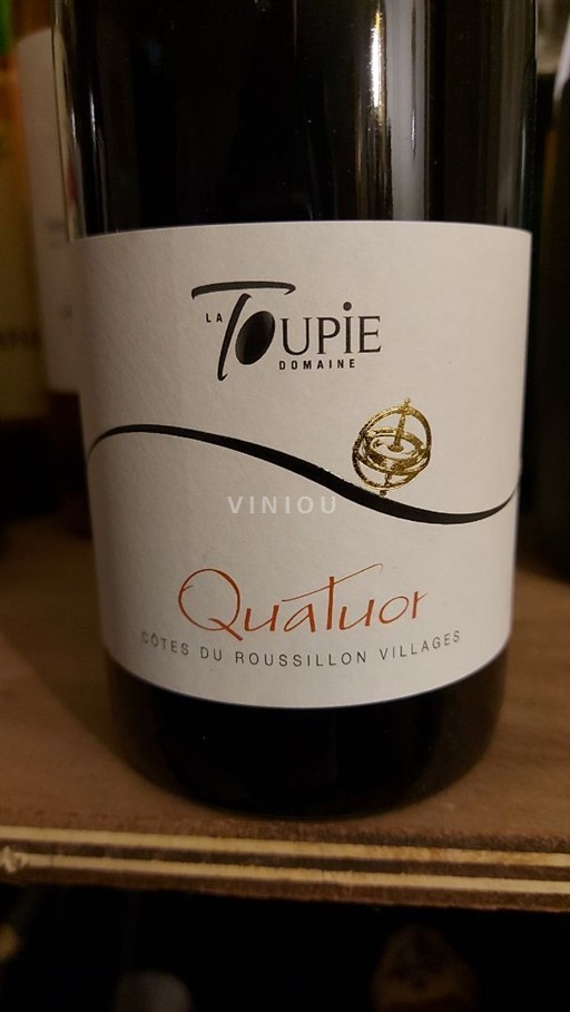 Roussillon Côtes du Roussillon Villages Domaine La Toupie Quatuor 2020