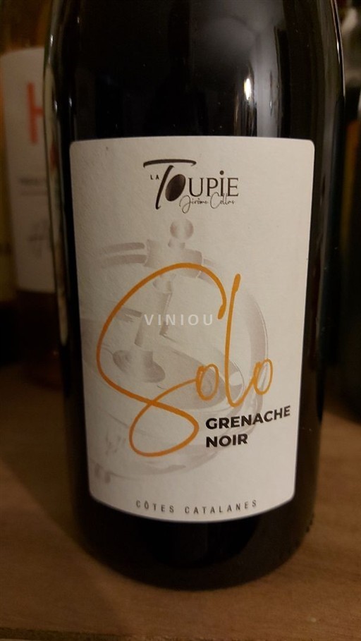 Languedoc and Roussillon Côtes Catalanes Domaine La Toupie Solo Grenache Noir 2022