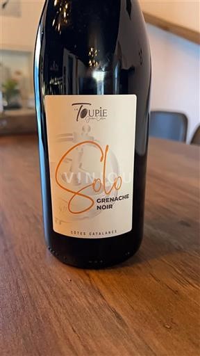Languedoc-Roussillon Catalaanse hellingen Domaine La Toupie Solo Grenache Noir 2022