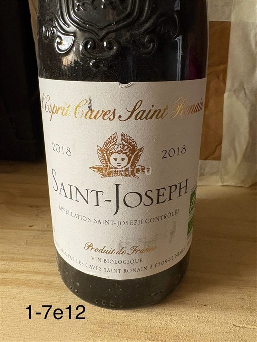 Rhône-dalen Saint-Joseph Caves Saint Romain 2018