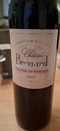 Bordeaux Lalande-de-pomerol Château Brouard 2015