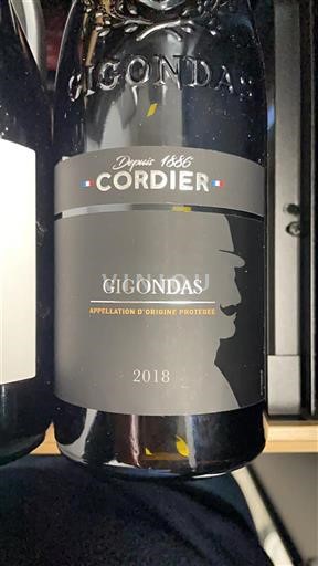 Rhônen laakso Gigondas Cordier 2018