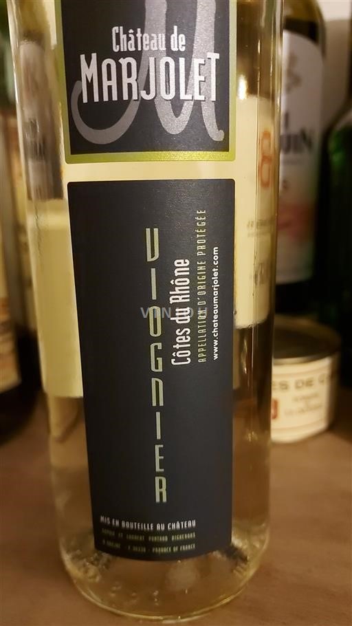 Rhône Valley Côtes-du-Rhône Château Marjolet Viognier 2024