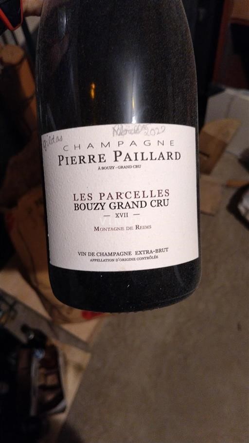 Champaña Champán Pierre Paillard Les Parcelles Bouzy Grand Cru XVII 2022