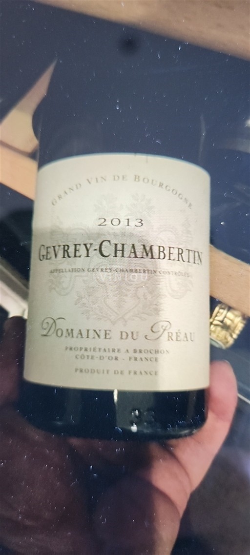 Borgogna Gevrey-Chambertin Domaine Préau 2013