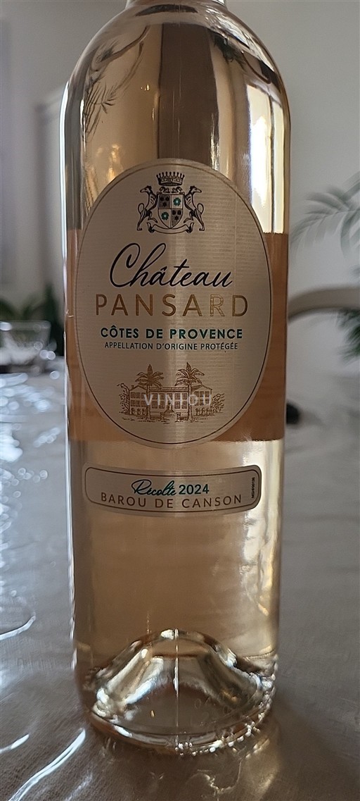 Provansa Côtes-de-Provence Château Pansard Barou de Canson 2024