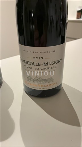 Burgundia Chambolle-Musigny Premier Cru Henri de Villamont Les Chatelots 2017