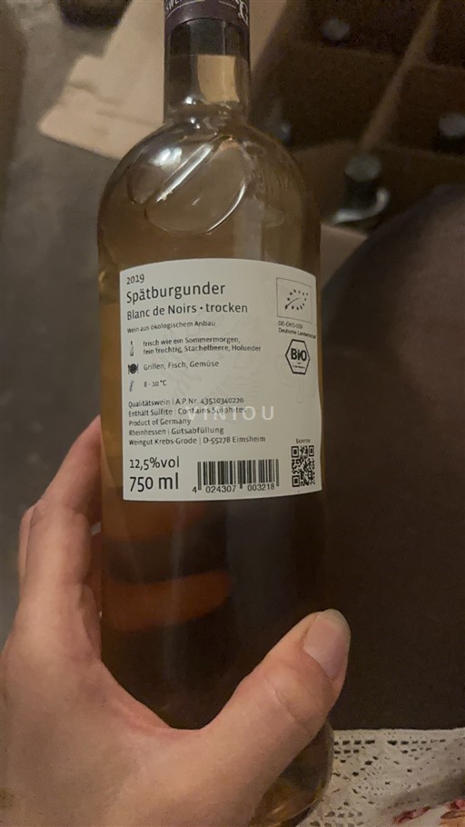 Rheinhessen Not Specified Weingut Krebs-Grode Blanc de Noirs - trocken 2019