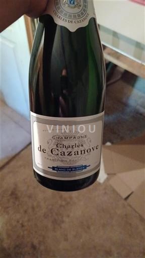 Champanhe Charles de Cazanove Blanc de Blancs Não Sazonado