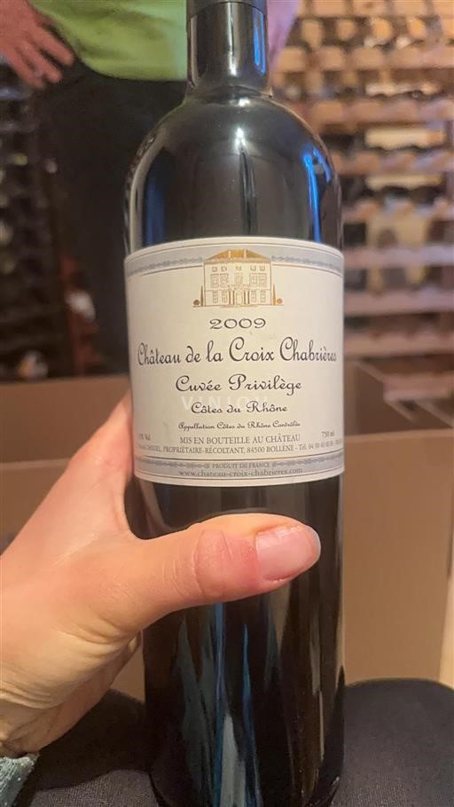 Rhône Valley Côtes-du-Rhône Château La Croix Chabrières Privilège 2009