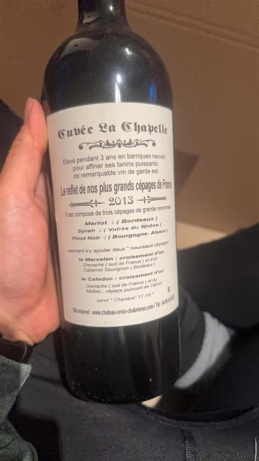 Bordeaux Ikke specificeret Château Croix Chabrières La Chapelle 2013