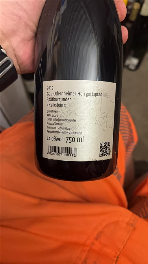 Rheinhessen Not Specified Weingut Krebs-Grode Kalkstein 2015