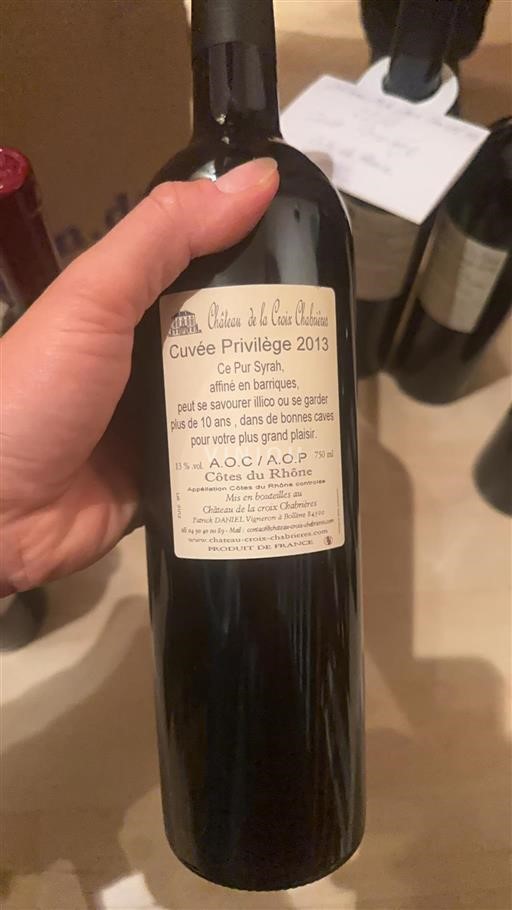 Rhône Valley Côtes-du-Rhône Château La Croix Chabrières Privilège 2013