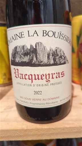 Rhône-dalen Vacqueyras Domaine La Bouïssière 2022