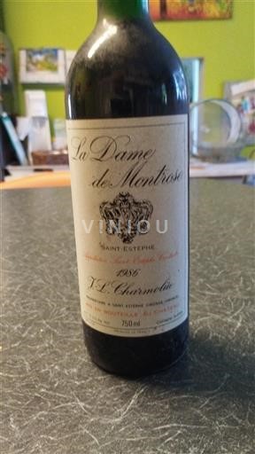 Bordeaux Saint-Estèphe Château Montrose La Dame de Montrose 1985