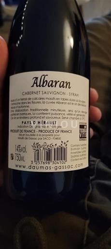 Languedoc-Roussillon Hérault Mas de Daumas Gassac Albaran 2023