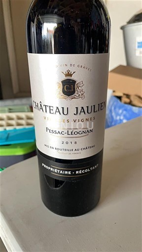 Bordeaux Pessac-Léognan Château Jaulien Vieilles vignes 2018