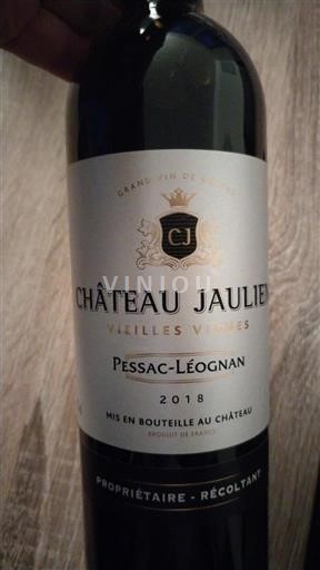 Bordo Pessac-Léonjan Château Jaulien Vieilles vignes 2018