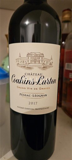 Bordoja Pessac-Léognan Château Couhins Lurton 2017