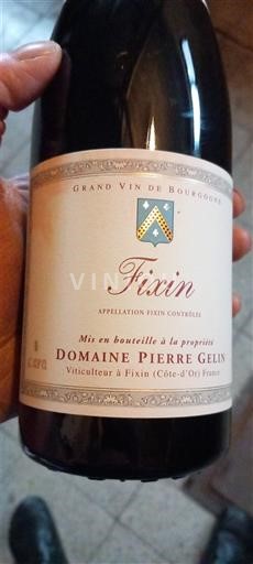 Bourgogne Fixin Domaine Pierre Gelin 2022