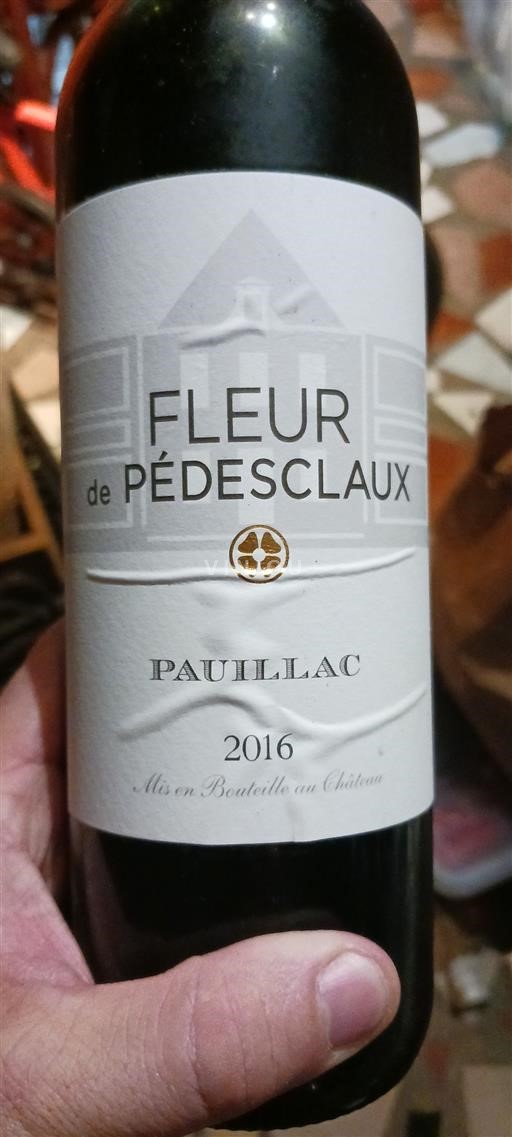 Burdeos Pauillac Pédesclaux Fleur de Pédesclaux 2016