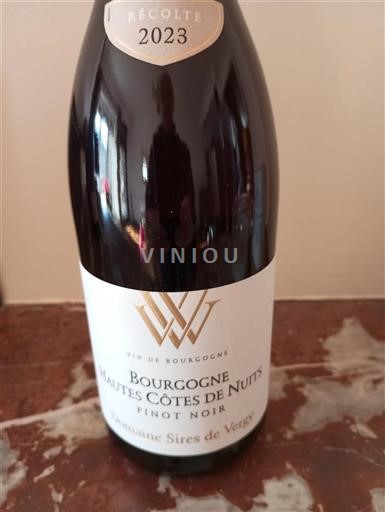 Borgogna Hautes Côtes de Nuits Domaine Sires de Vergy 2023
