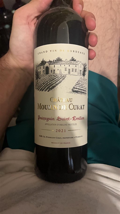 Bordeaux Puisseguin-saint-émilion Château Moulin de Curat 2021