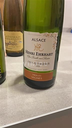 Alsace Grand Cru Henri Ehrhart Vieilles Vignes 2022