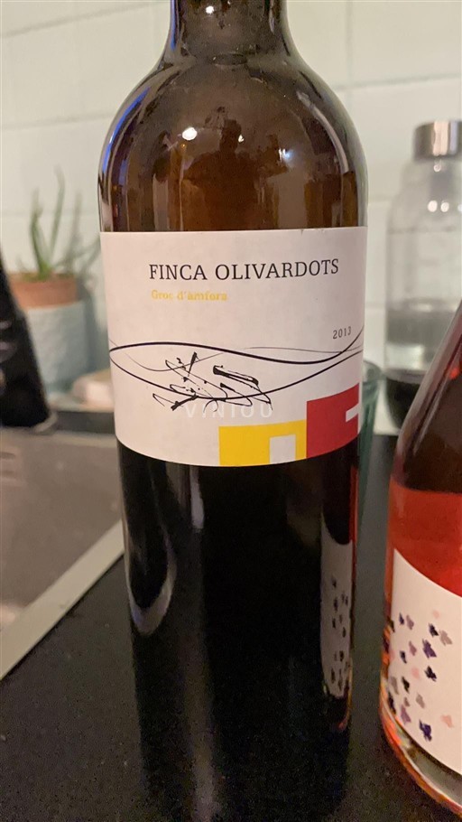 Vin Rouge sec Groc d'Àmfora Finca Olivardots 2013 Espagne Catalogne DO