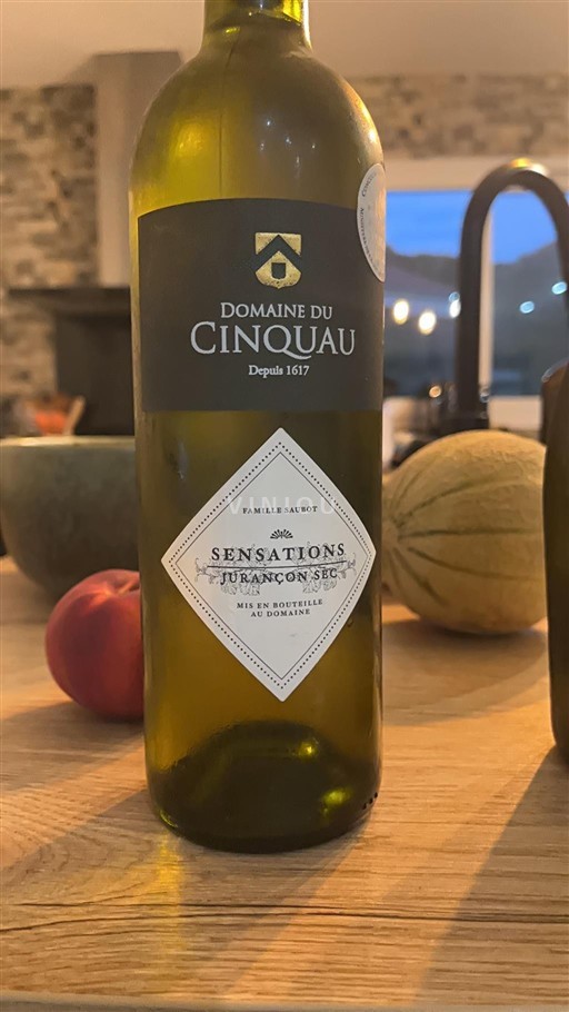 Jugozahod Jurançon Domaine Cinquau Sensations 2020