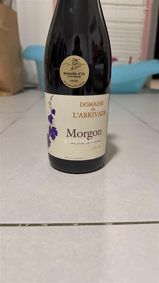 Beaujolais Morgon Domaine L'Abrivade 2018