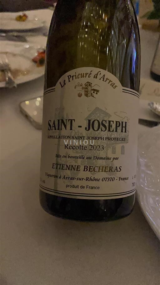 Rhône-dalen Saint-Joseph Le Prieuré Arras 2023