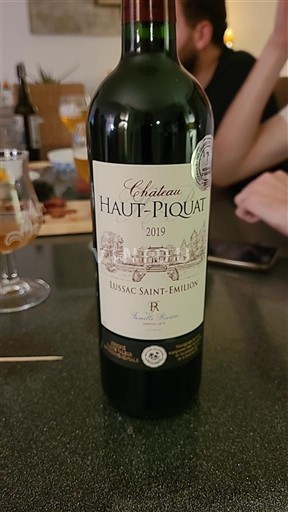 Bordeaux Lussac-saint-émilion Château Haut-Piquat 2019