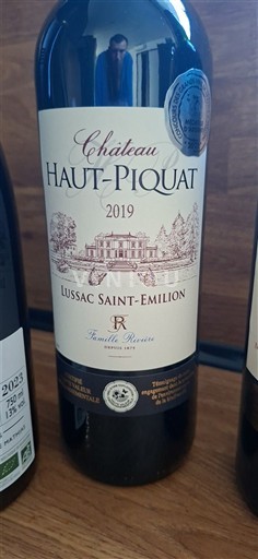 Bordeaux Lussac-saint-émilion Château Haut-Piquat 2019