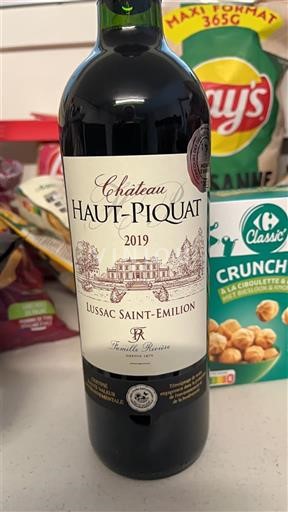 Bordeaux Lussac-saint-émilion Château Haut-Piquat 2019