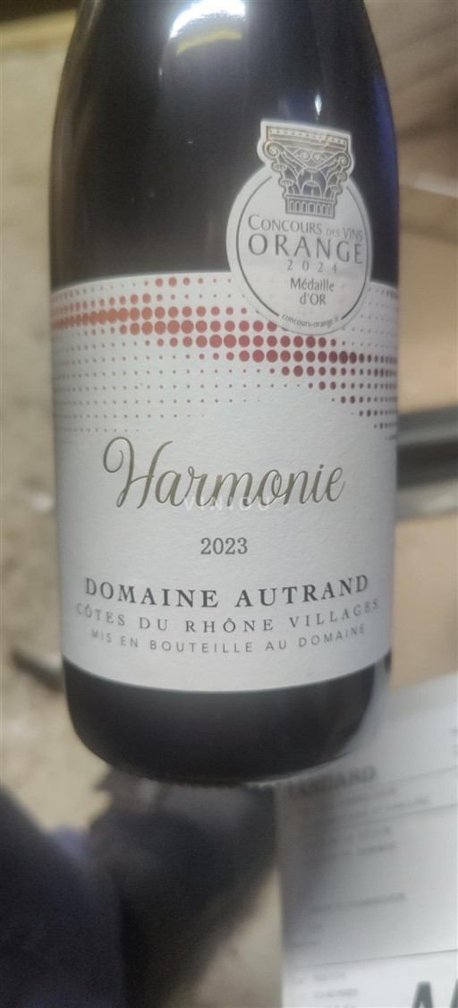 Rhônetal Côtes-du-Rhône-Dörfer Domaine Autrand Harmonie 2023