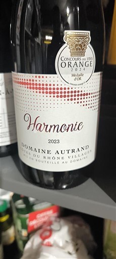 Rhône-dalen Côtes-du-Rhône-Villages Domaine Autrand Harmonie 2023