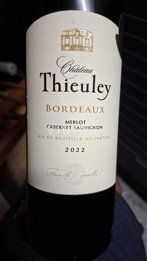Bordeaux Château Thieuley 2022