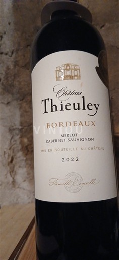 Bordeaux Château Thieuley 2022