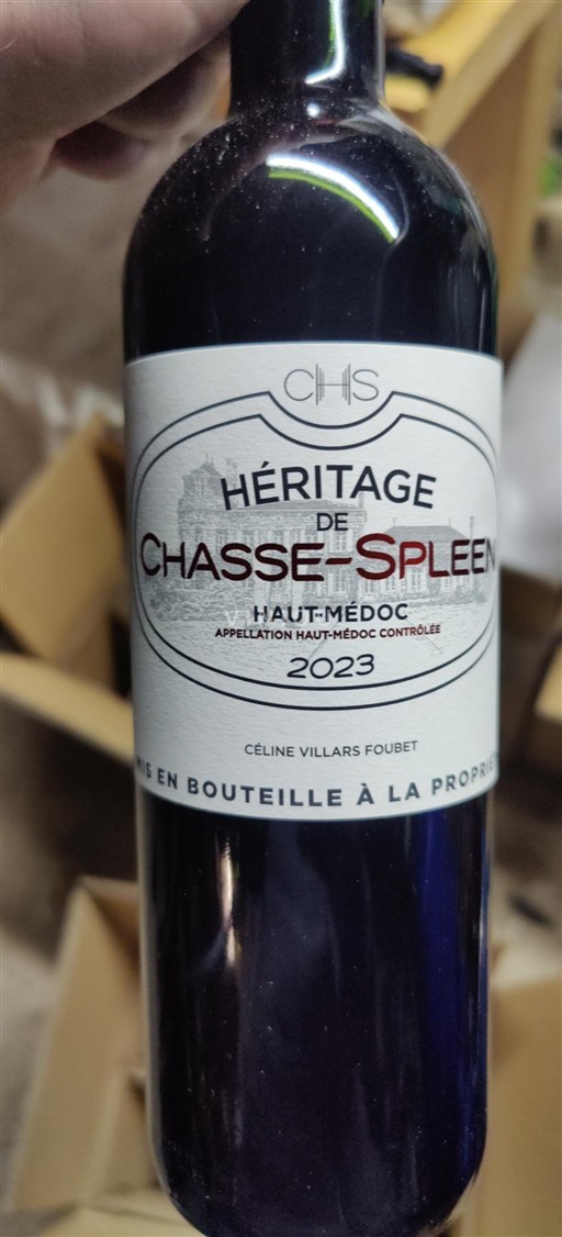 Bordeaux Haut-Médoc Château Chasse-Spleen Héritage 2023