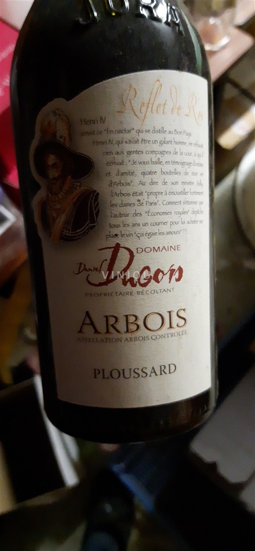 Jura Arbois Domaine Dugois Reflet de Roi 2016