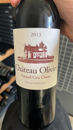 Bordeaux Pessac-Léognan Grand Cru Château Olivier 2013