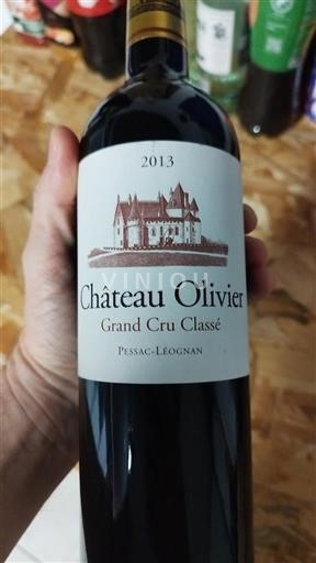 Bordeaux Pessac-Léognan Grand Cru Château Olivier 2013