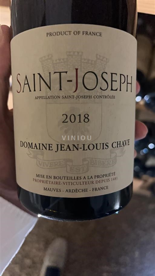 Rhône-dalen Saint-Joseph Domaine Jean-Louis Chave 2018