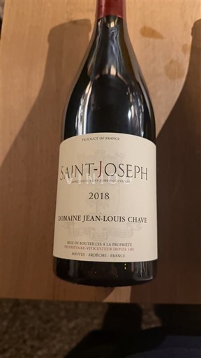 Rhône Valley Saint-Joseph Domaine Jean-Louis Chave 2018