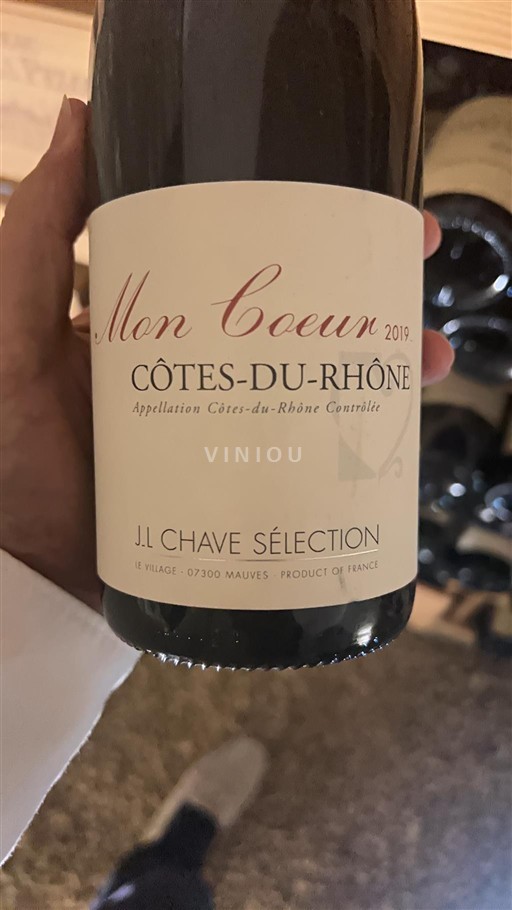 Valle del Rodano Côtes-du-Rhône J.L Chave Sélection Mon Coeur 2019