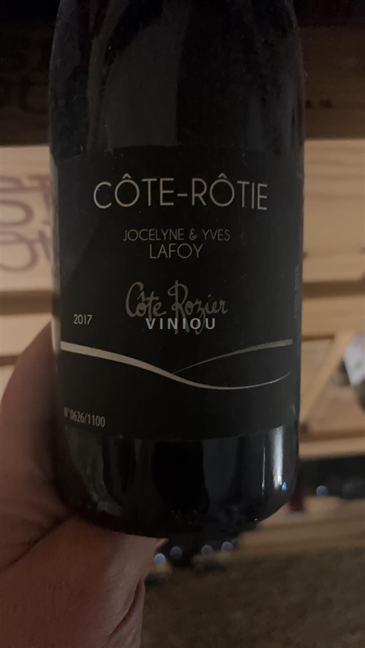 Rhônevallei Côte-rôtie Jocelyne & Yves Lafoy Côte Rozier 2017