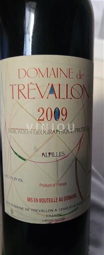 Alpes và các vùng Rhodanien Alpilles Domaine Trévallon 2009